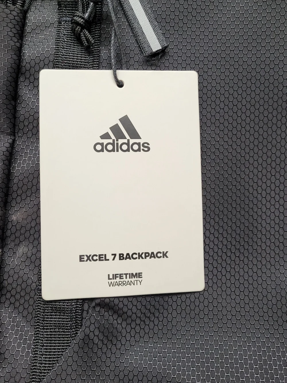 adidas Black Backpack with Gold Logo Accents